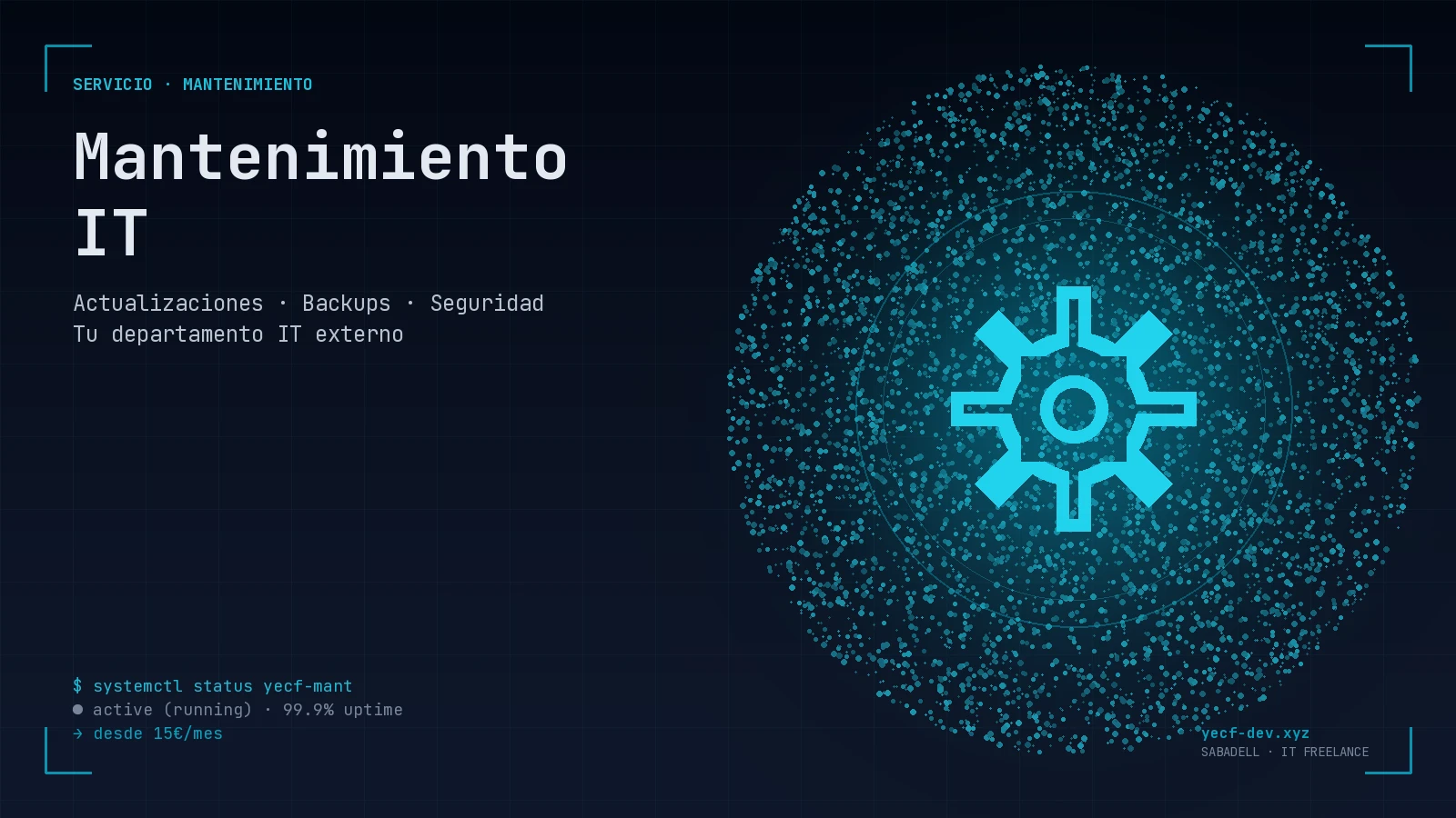 Servicio Mantenimiento IT — yecf-dev