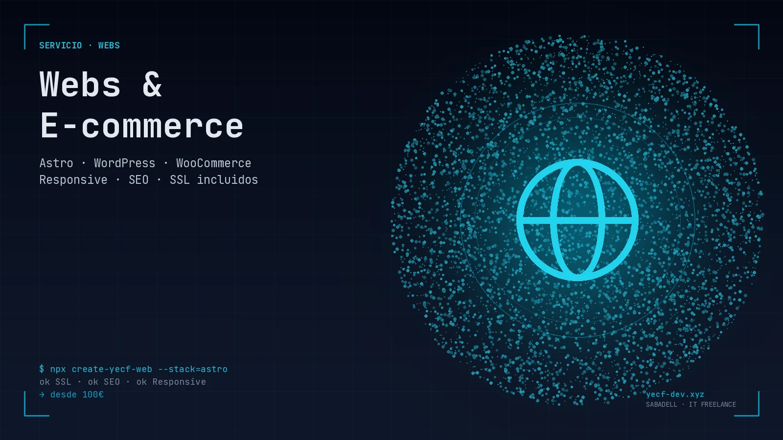 Servicio Diseño Web — yecf-dev